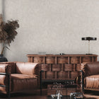 WH30158 Industrial Harlequin Motif Welcome Home Beige Wallpaper By Galerie