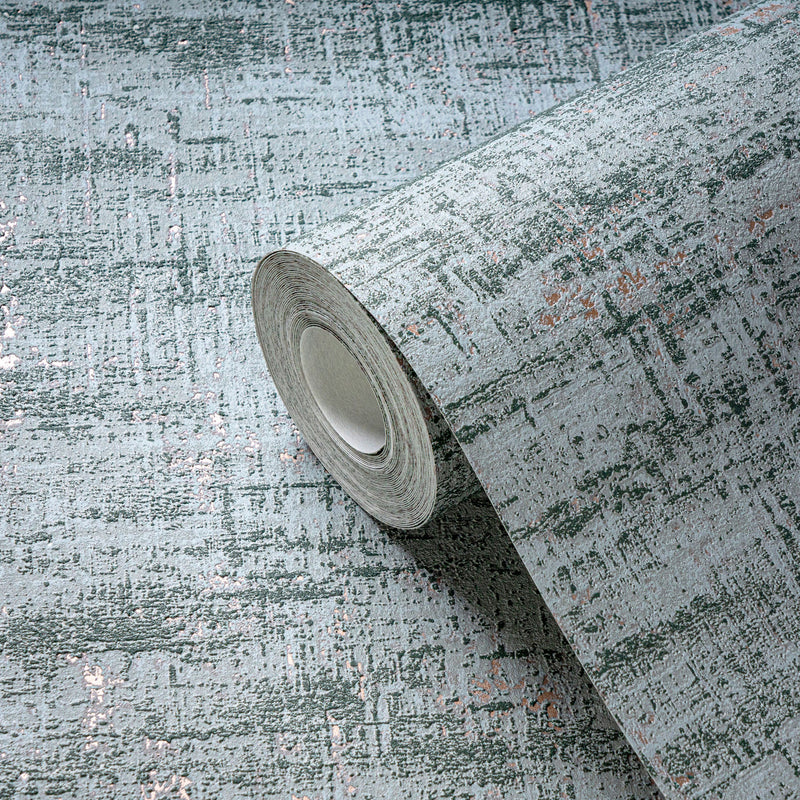 WH30162 Industrial Chic Welcome Home Green Wallpaper By Galerie