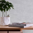 WH30163 Industrial Chic Welcome Home Silver Grey Wallpaper By Galerie