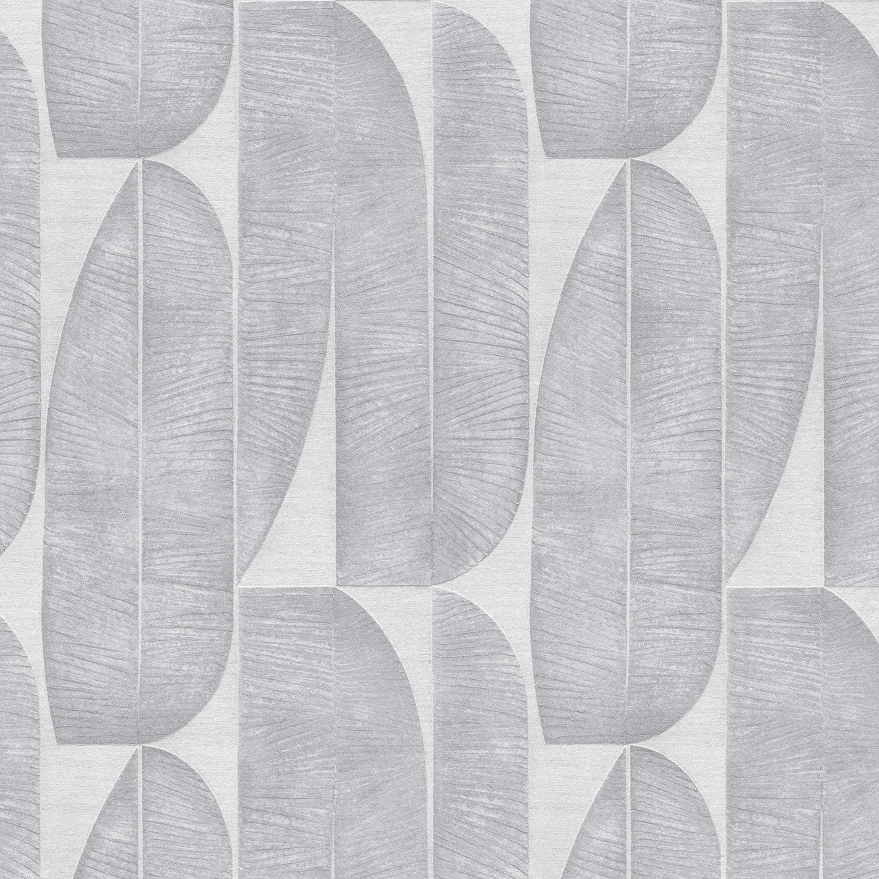 WH30169 Geometric Leaf Welcome Home Silver Grey Wallpaper By Galerie