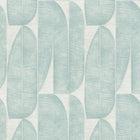WH30172 Geometric Leaf Welcome Home Blue Wallpaper By Galerie