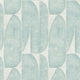 Geometric Leaf Welcome Home Blue Wallpaper By Galerie