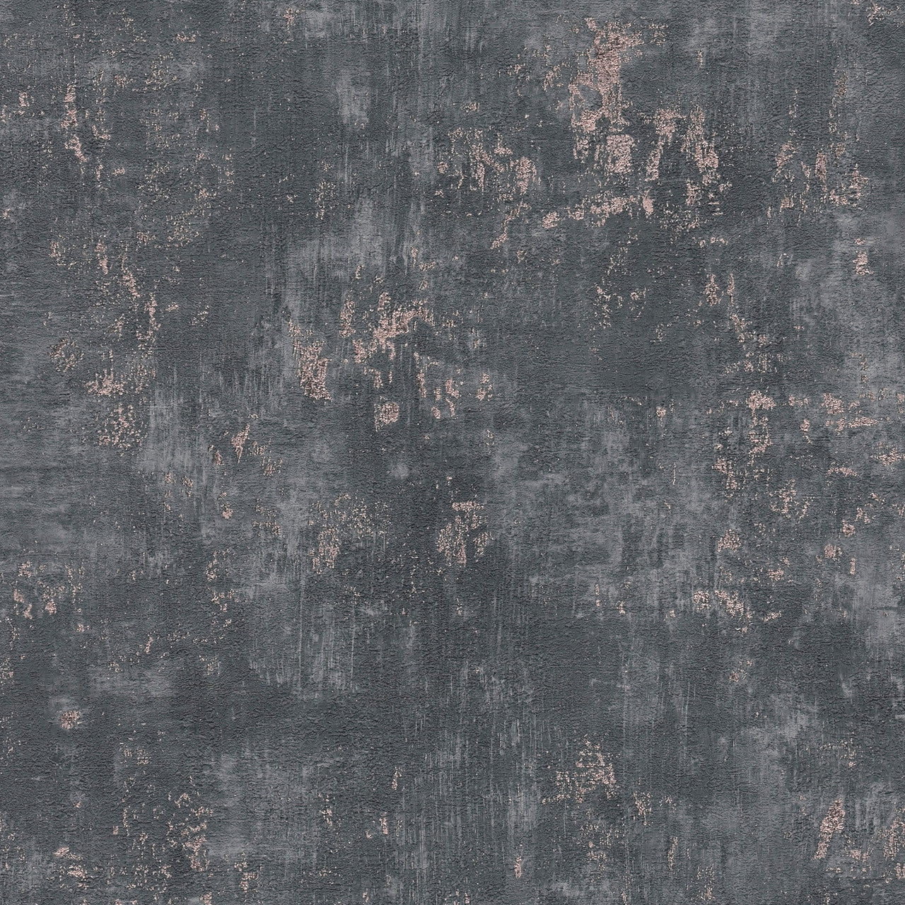 WH30182 Distressed Metallic Texture Welcome Home Blue Wallpaper By Galerie