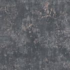 WH30182 Distressed Metallic Texture Welcome Home Blue Wallpaper By Galerie