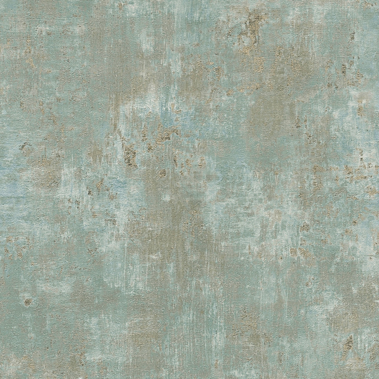 WH30182 Distressed Metallic Texture Welcome Home Blue Wallpaper By Galerie