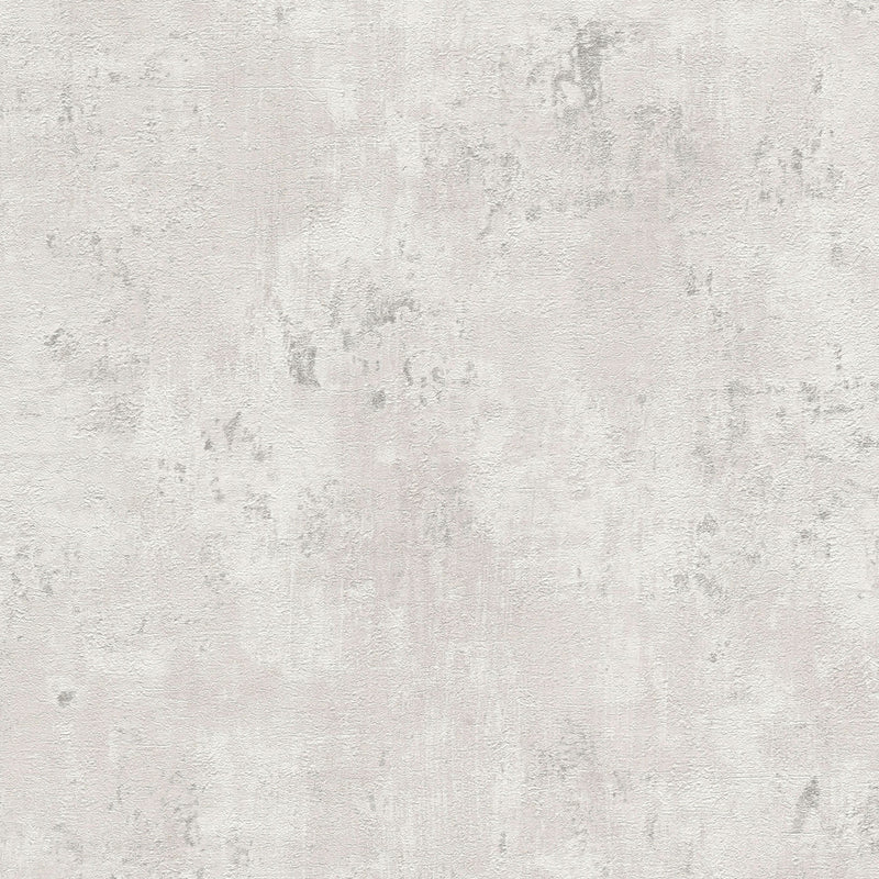 WH30184 Distressed Metallic Texture Welcome Home Silver Grey Wallpaper By Galerie