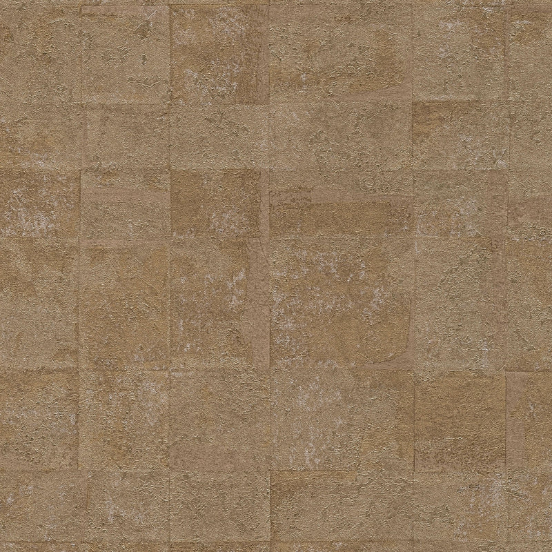 WH30185 Squares on Squares Texture Welcome Home Gold Wallpaper By Galerie
