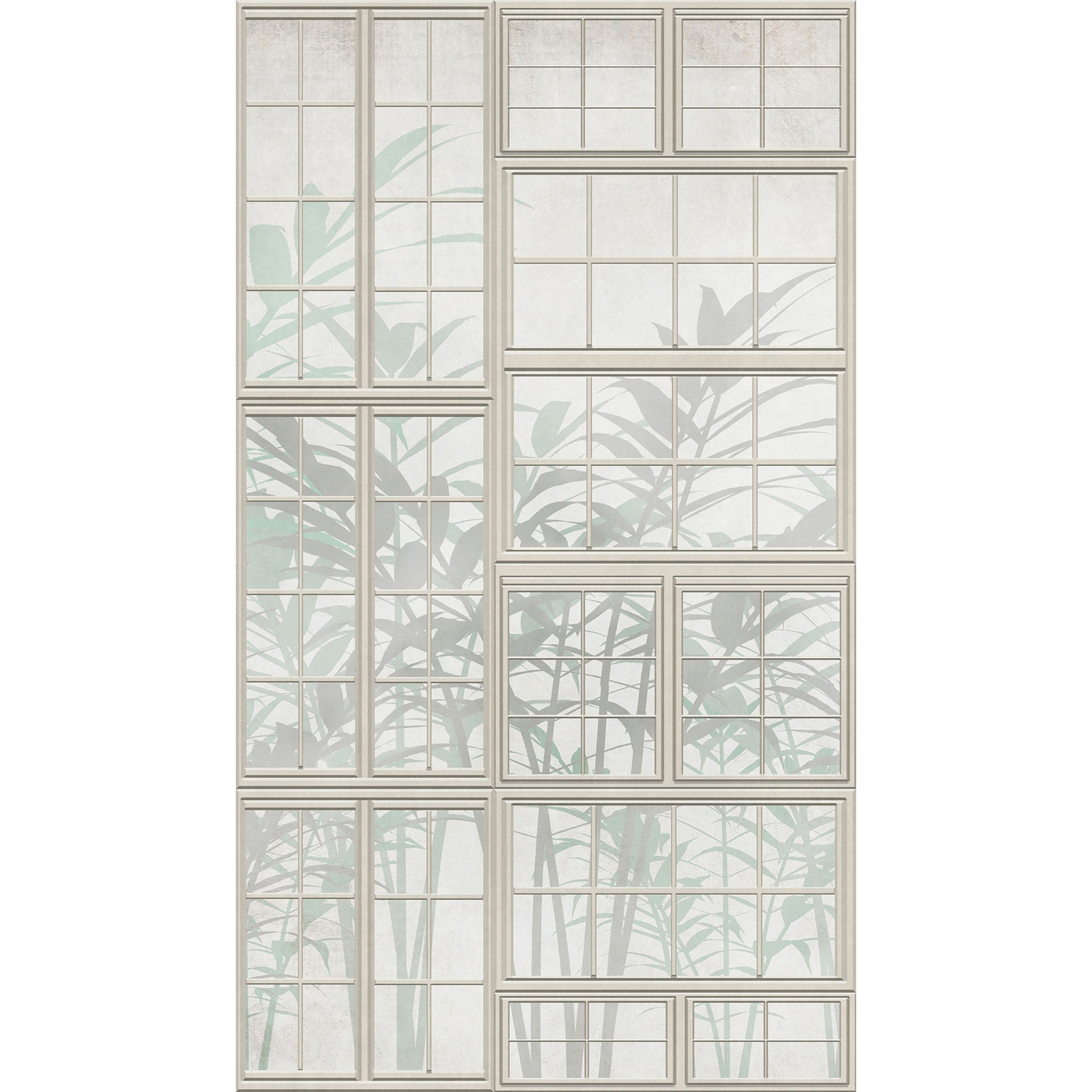 WH45213M Botanic View Cream Mural by Galerie