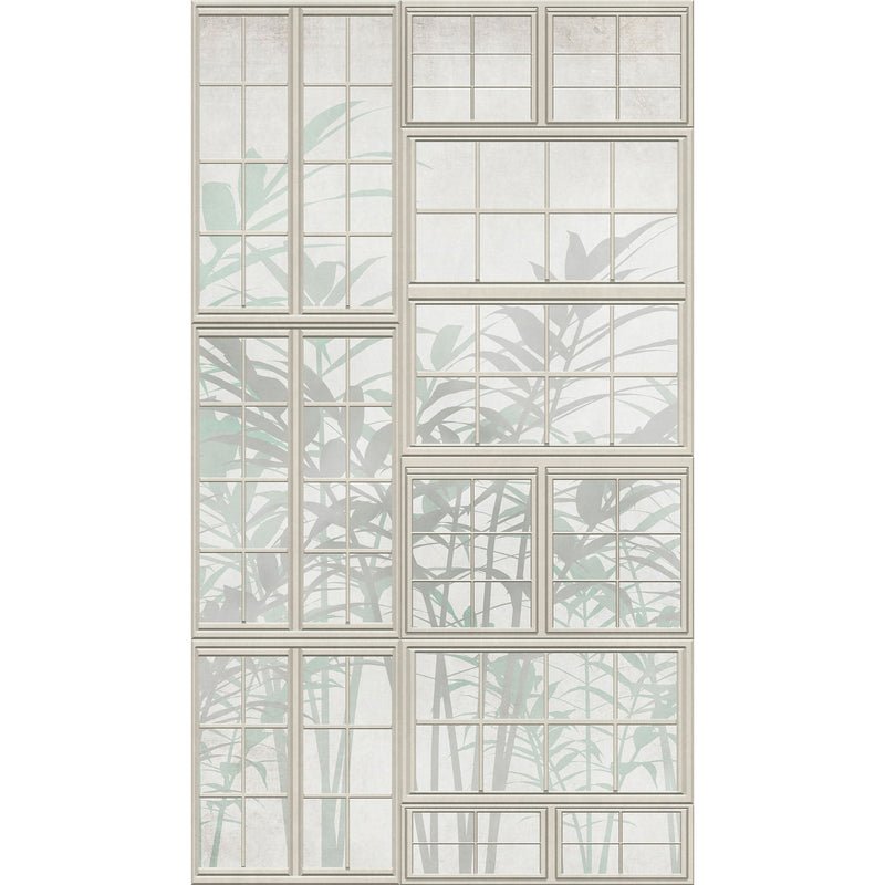 WH45213M Botanic View Cream Mural by Galerie
