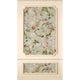 Floral Wood Panelling Pink Welcome Home Murals Mural by Galerie