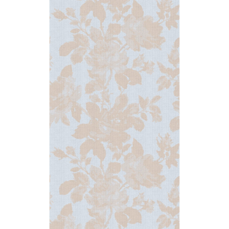 WH45243M Delicate Linen Leaf Orange Mural by Galerie