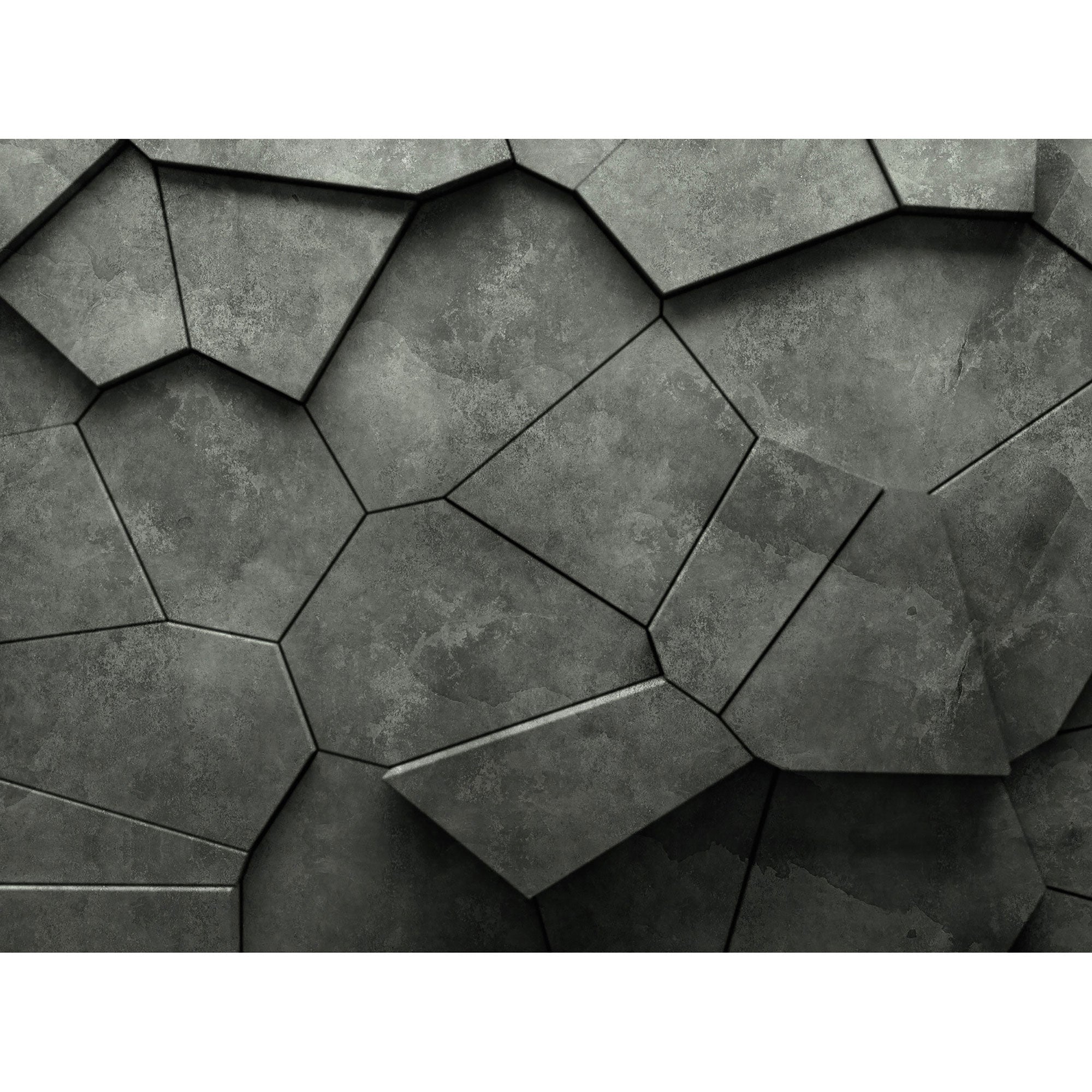 WH45286M Concrete Shift Silver Grey Mural by Galerie