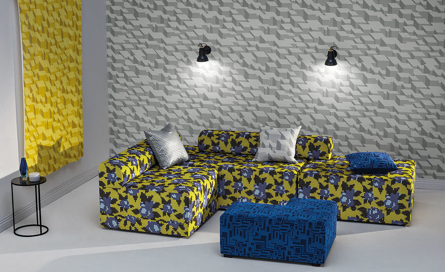 WK800/03 Cubic Bumps x Eley Kishimoto Wallpaper by Kirkby Design