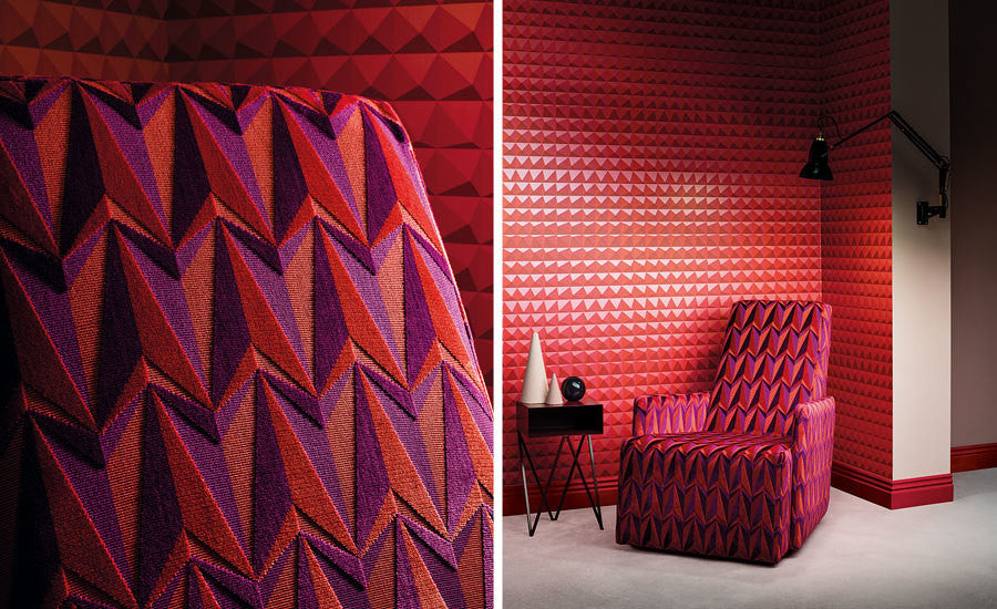 WK801/05 Domino Pyramid x Eley Kishimoto Wallpaper by Kirkby Design