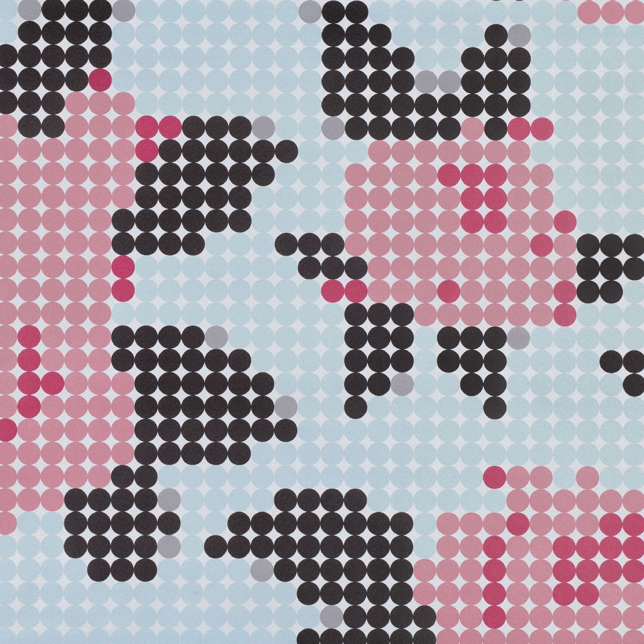 WK807/02 Peg Art Roses x Eley Kishimoto Wallpaper by Kirkby Design