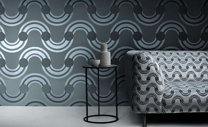 WK808/05 Spot On Waves x Eley Kishimoto Wallpaper by Kirkby Design