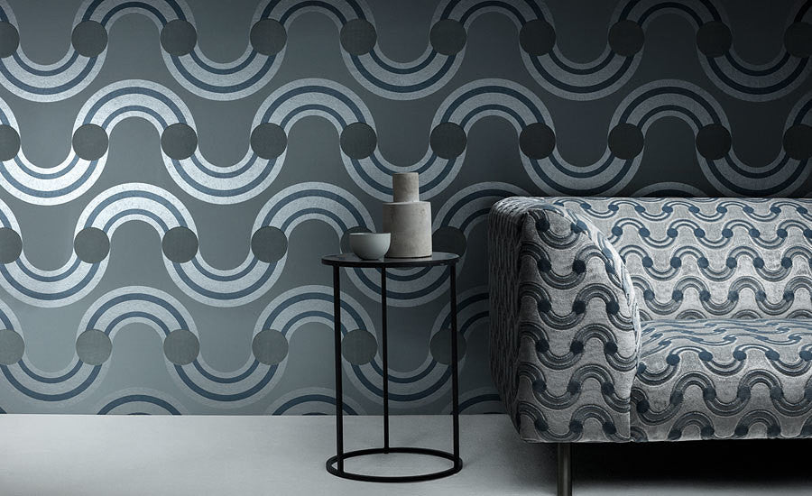WK808/05 Spot On Waves x Eley Kishimoto Wallpaper by Kirkby Design