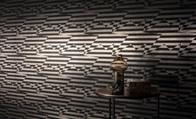 WK809/01 Stripey Zig Zag Birds x Eley Kishimoto Wallpaper by Kirkby Design