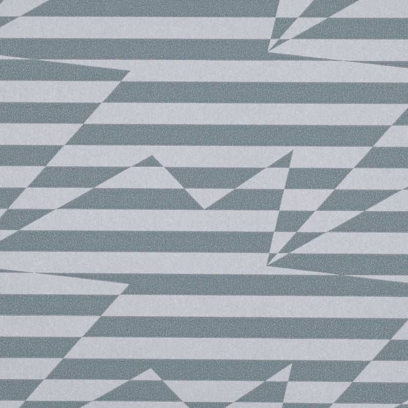 WK809/04 Stripey Zig Zag Birds x Eley Kishimoto Wallpaper by Kirkby Design