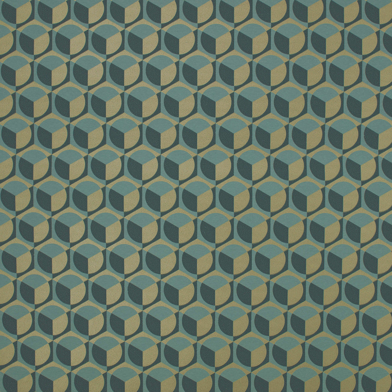 WK819/04 Home Centre x Eley Kishimoto Edition II Teal Wallpaper by Kirkby Design