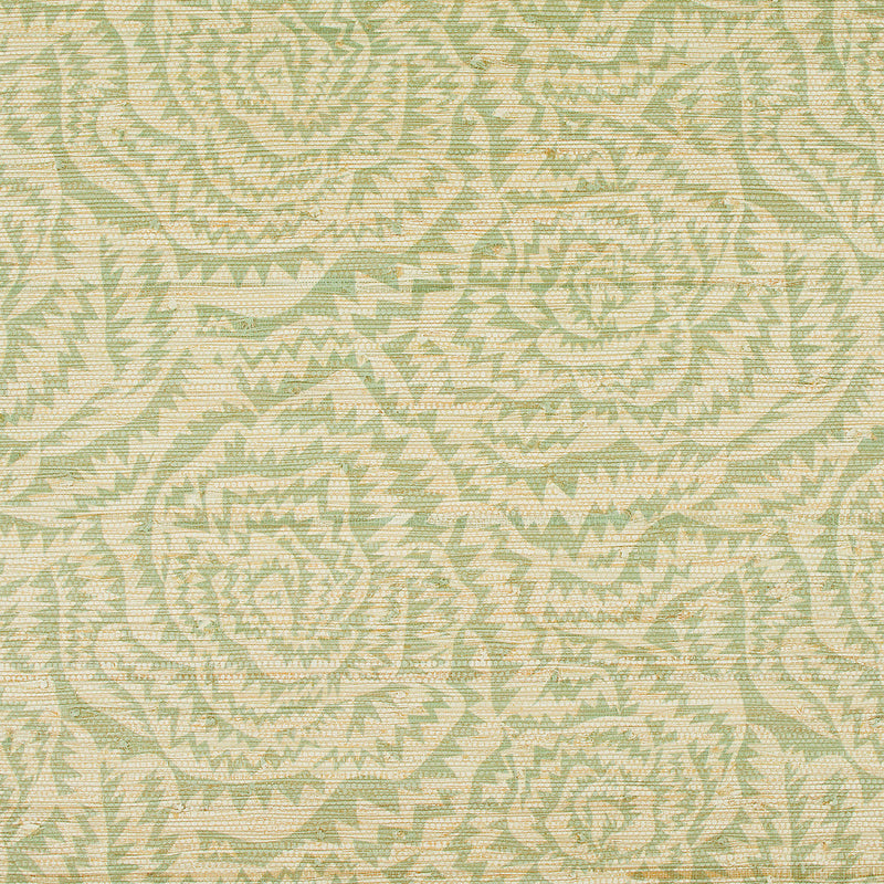 WK821/03 Jagged Roses x Eley Kishimoto Edition II Pistachio Wallpaper by Kirkby Design