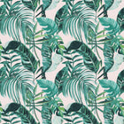 WLD53101W Palmera Turquoise Turquoise Wallpaper by Ohpopsi