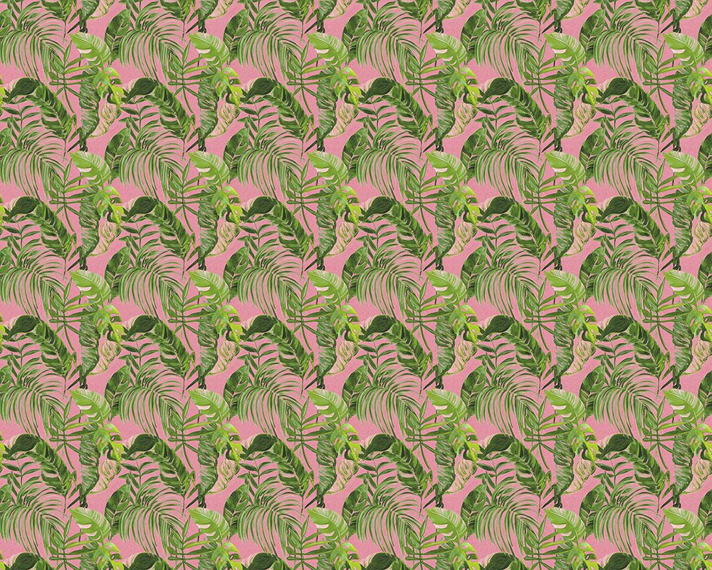 WLD53104W Palmera Fuchsia Fuchsia Wallpaper by Ohpopsi