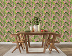 WLD53104W Palmera Fuchsia Fuchsia Wallpaper by Ohpopsi