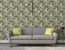 WLD53105W Jungle Cheetah Sable & Lime Sable & Lime Wallpaper by Ohpopsi