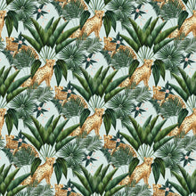 WLD53107W Jungle Cheetah Duck Egg Duck Egg Wallpaper by Ohpopsi