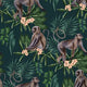 Morris Dark Sable Dark Sable Wild Wallpaper by Ohpopsi