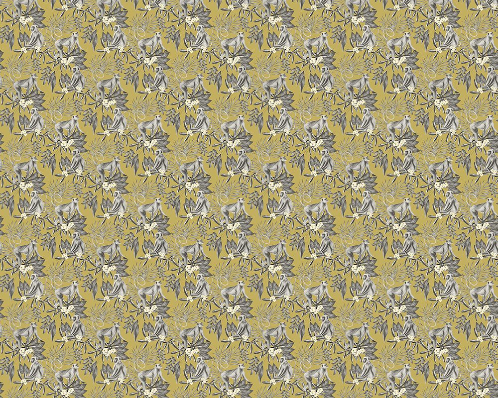 WLD53110W Morris Mustard Mustard Wallpaper by Ohpopsi