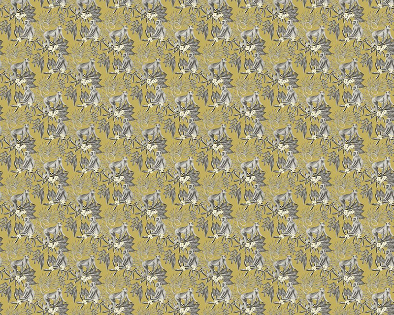 WLD53110W Morris Mustard Mustard Wallpaper by Ohpopsi