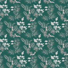 WLD53111W Toucan Toile Rainforest Green Rainforest Green Wallpaper by Ohpopsi
