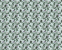 WLD53115W Hummingbird Duck Egg Duck Egg Wallpaper by Ohpopsi