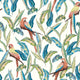 Tropical Parrot Wilderness White Wilderness White Wild Wallpaper by Ohpopsi