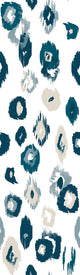 Animal Ikat Wilderness White & Serpentine Wilderness White & Serpentine Wild Wallpaper by Ohpopsi