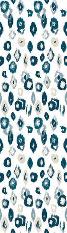 WLD53118W Animal Ikat Wilderness White & Serpentine Wilderness White & Serpentine Wallpaper by Ohpopsi