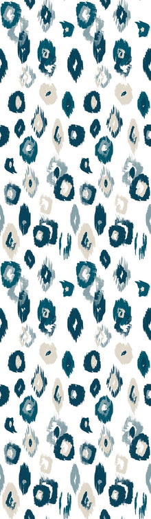 WLD53118W Animal Ikat Wilderness White & Serpentine Wilderness White & Serpentine Wallpaper by Ohpopsi