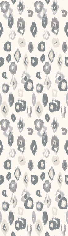 WLD53119W Animal Ikat Wilderness White & Stone Wilderness White & Stone Wallpaper by Ohpopsi
