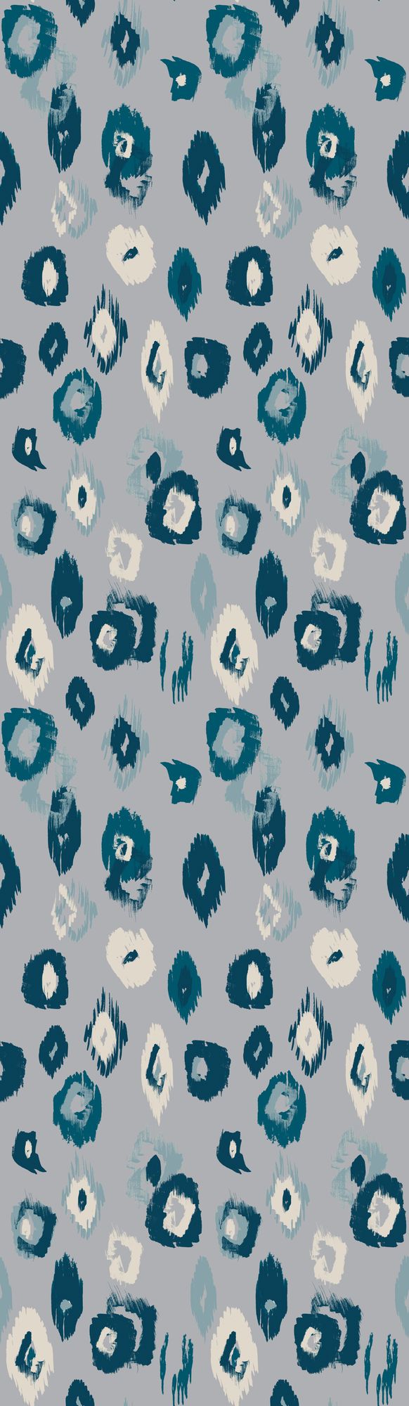 WLD53120W Animal Ikat Serpentine & Ink Serpentine & Ink Wallpaper by Ohpopsi