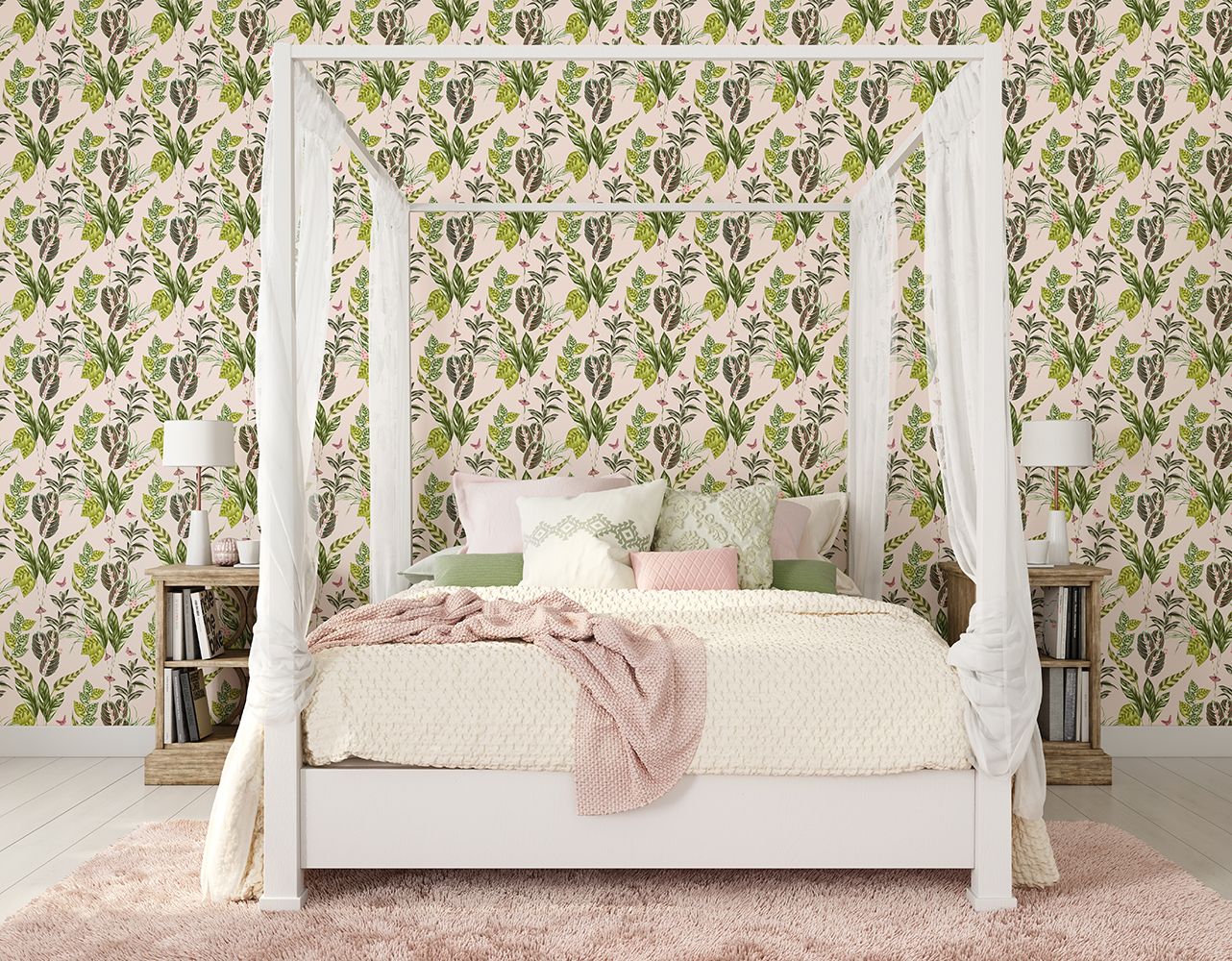WLD53121W Spirit Powder Powder Wallpaper by Ohpopsi