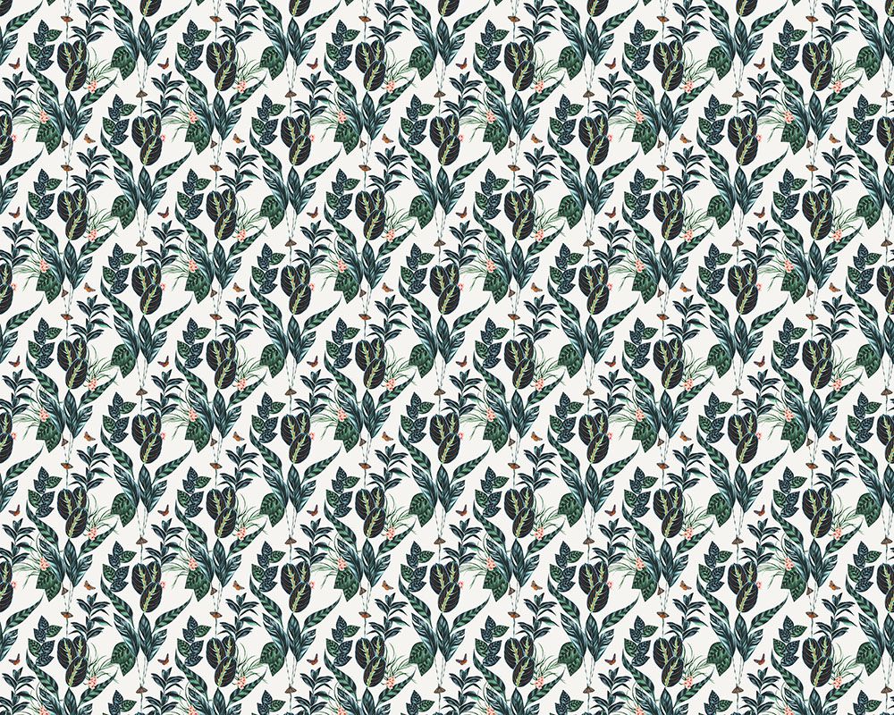 WLD53122W Spirit Wilderness White Wilderness White Wallpaper by Ohpopsi
