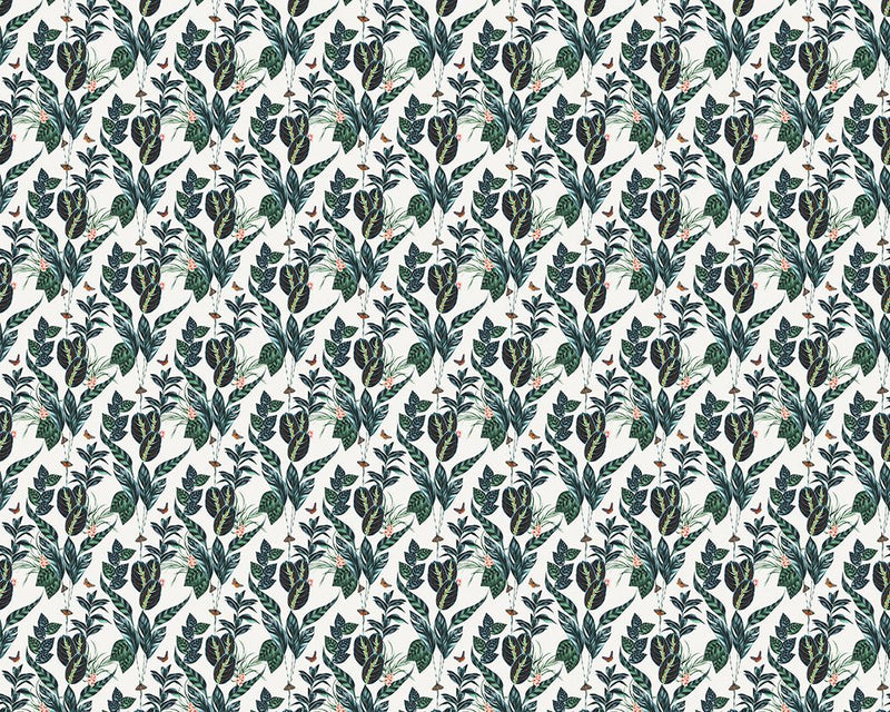 WLD53122W Spirit Wilderness White Wilderness White Wallpaper by Ohpopsi