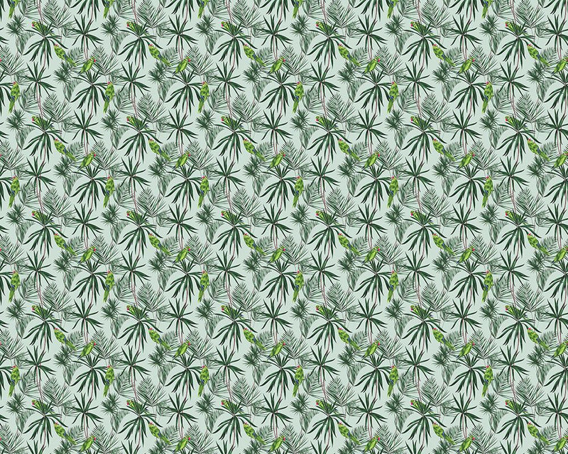 WLD53124W Paradise Duck Egg Duck Egg Wallpaper by Ohpopsi