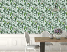 WLD53124W Paradise Duck Egg Duck Egg Wallpaper by Ohpopsi