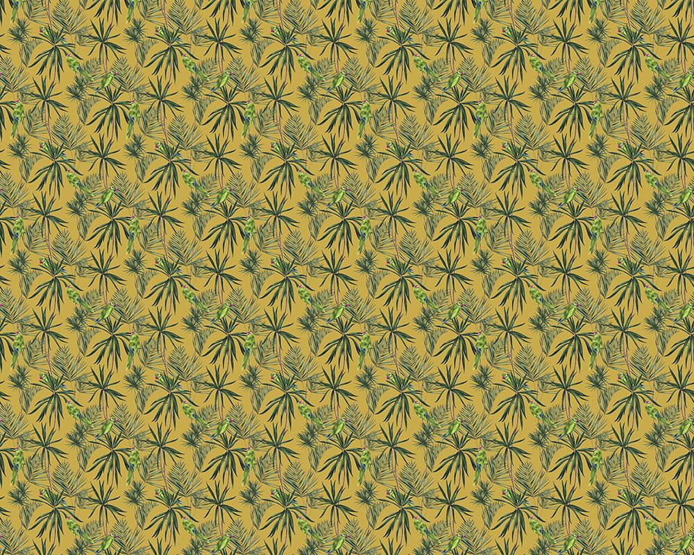 WLD53126W Paradise Mustard Mustard Wallpaper by Ohpopsi