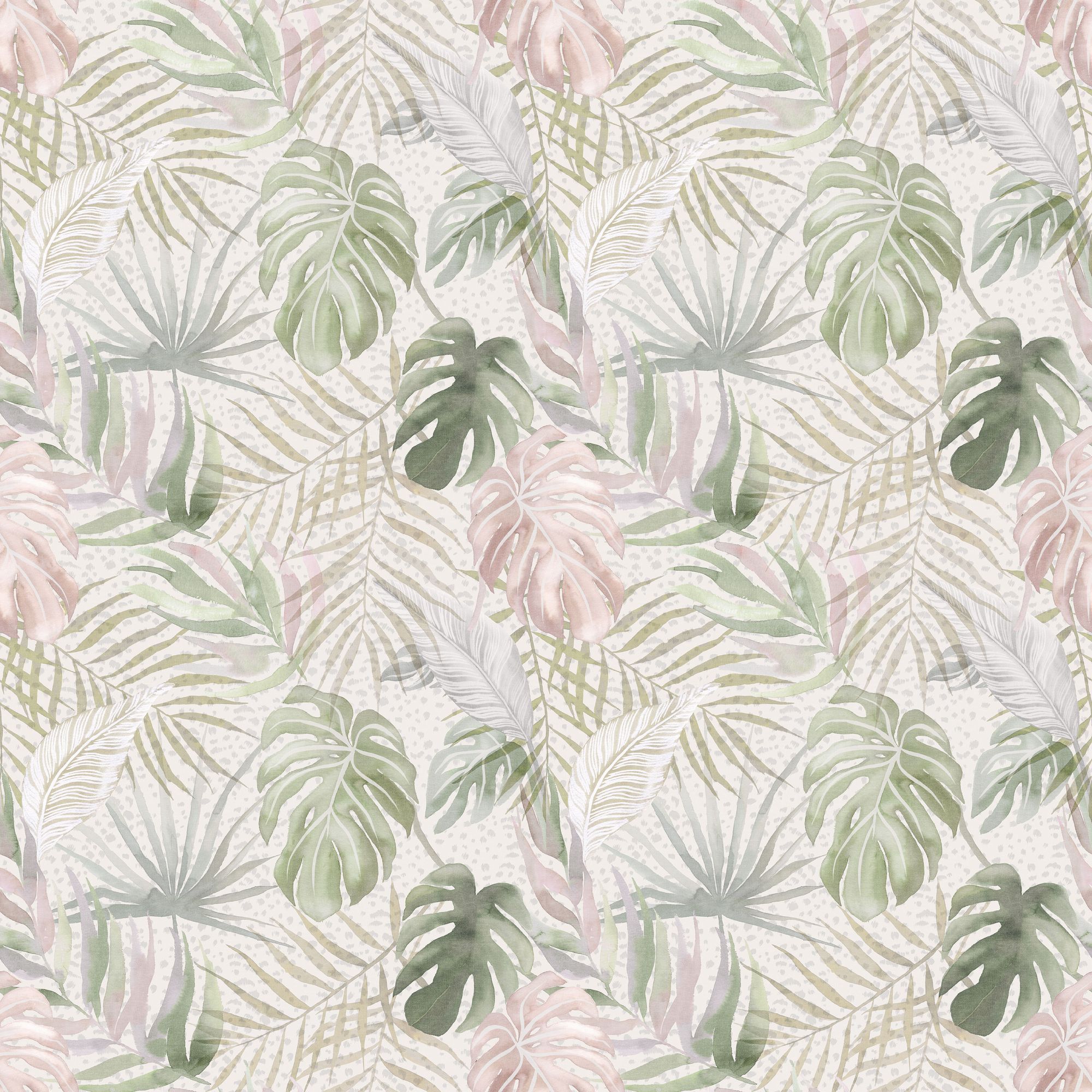 WLD53131W Tropica Powder Powder Wallpaper by Ohpopsi