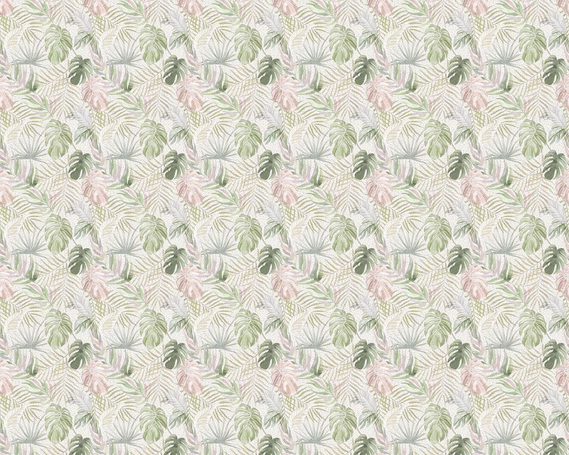 WLD53131W Tropica Powder Powder Wallpaper by Ohpopsi