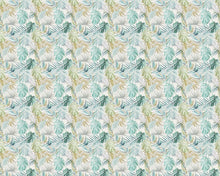 WLD53132W Tropica Turquoise Turquoise Wallpaper by Ohpopsi